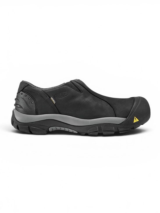 KEEN Brixen Low Waterproof Slip On Shoes Black Leather Insulated Men’s 13 main image 5